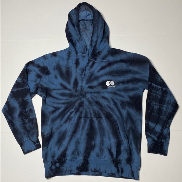 Blue Tie-Dye Hoodie - Picture 2 of 7